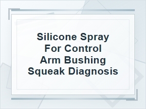 Using Silicone Spray to Diagnose Control Arm Bushing Squeaks